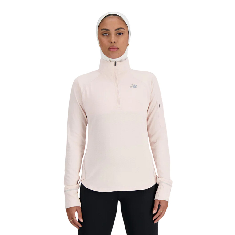 New Balance Heat Grid Half Reißverschluss Damen Top - SS24