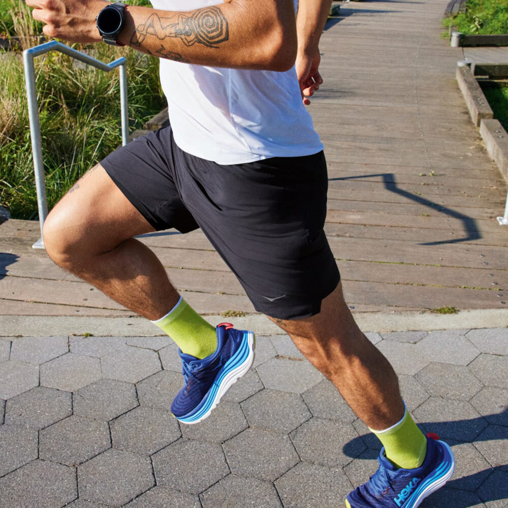 Cooling Air Running Shorts With Inner Tights And Pockets