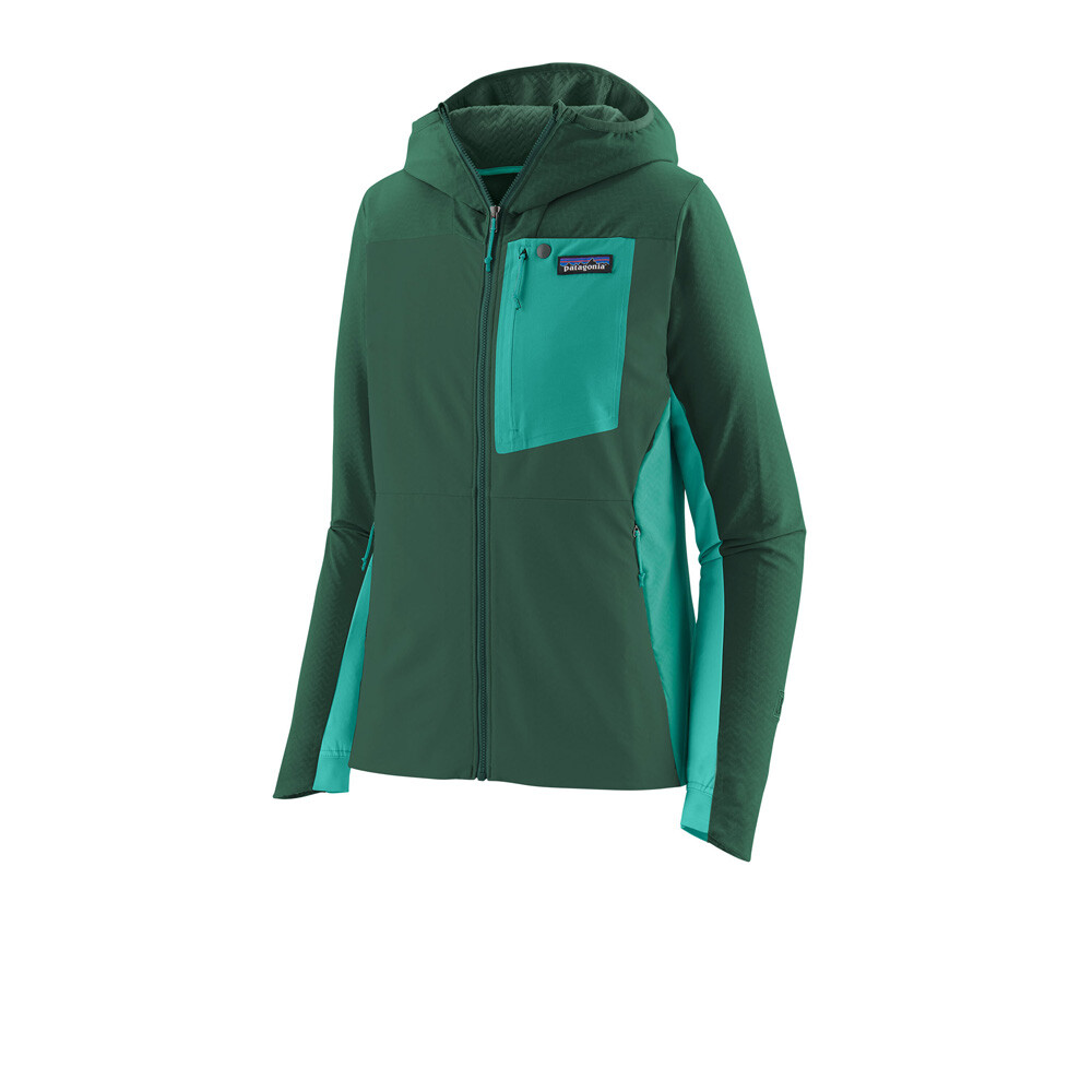 Patagonia R1 CrossStrata para mujer forra polar Hooded chaqueta - SS24