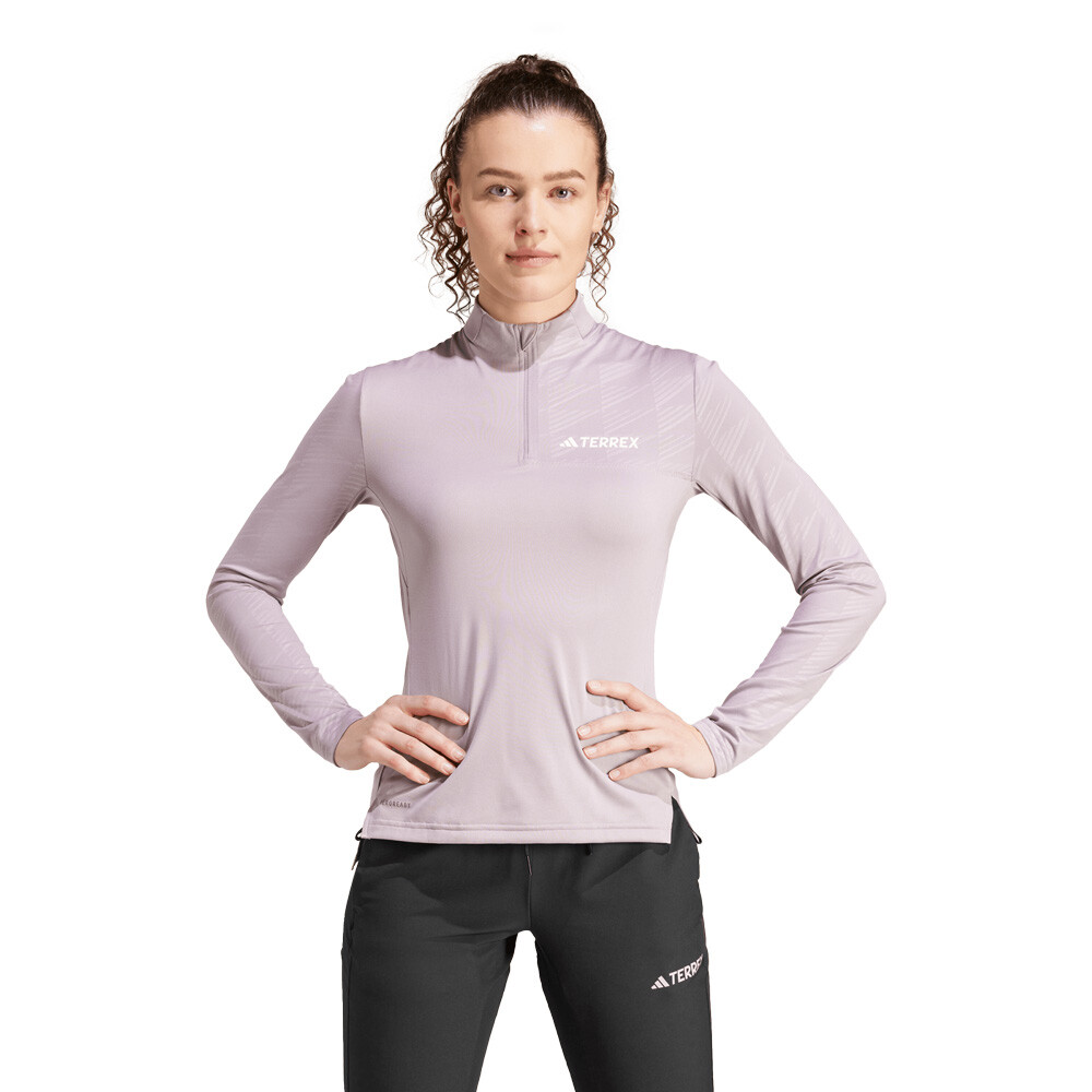 adidas Terrex Multi per donna mezza zip Top - SS24