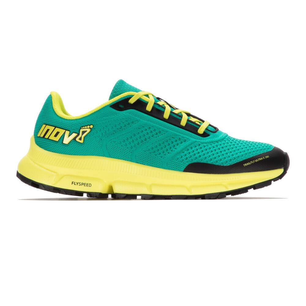 Inov8 Trailfly Scarpe Da Trail Running Uomo - Larga, Taglia 42 - Suola Piatta, Massima Libertà Di Movimento