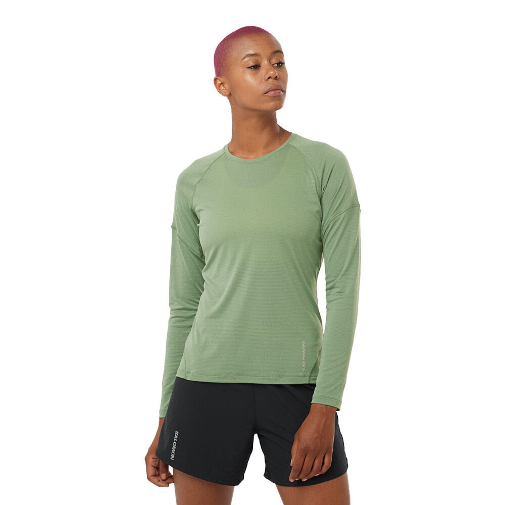 Salomon Cross Run camiseta de manga larga para mujer - SS24