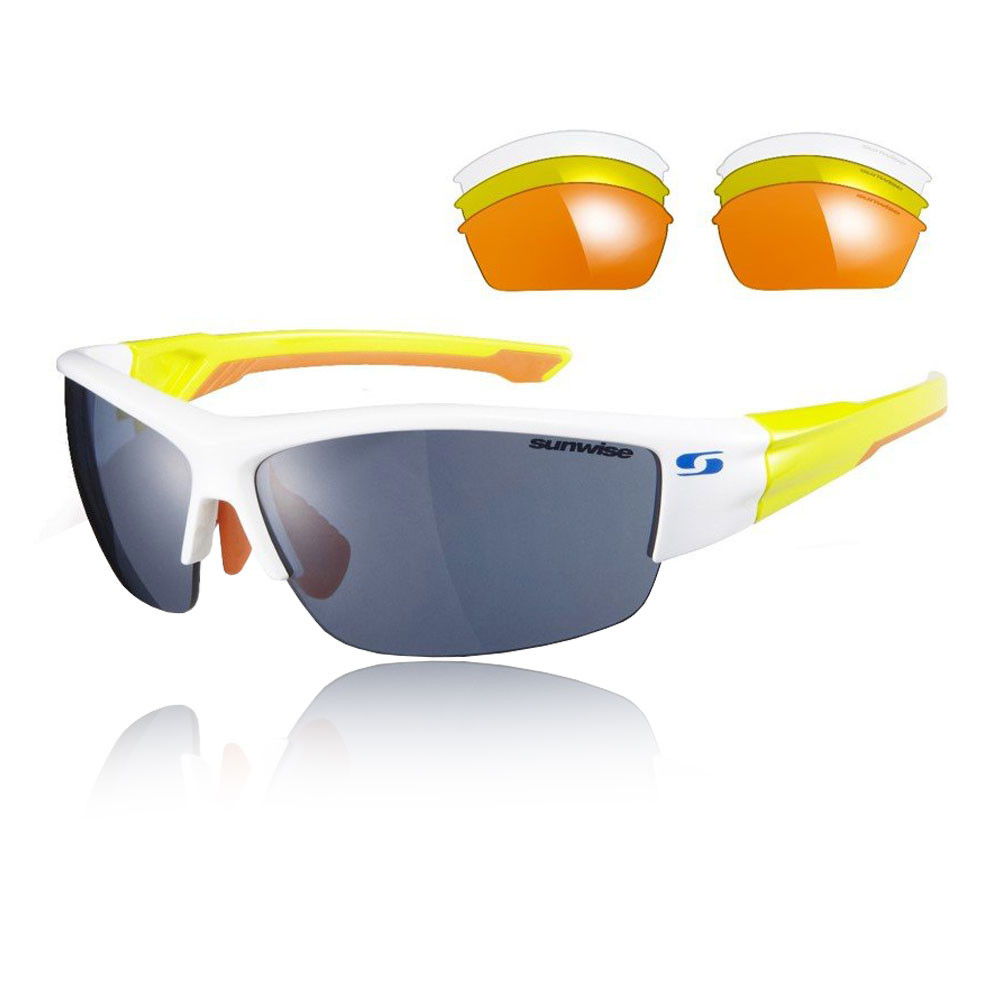 Sunwise Evenlode Interchangeable 4 Sets Of Lenses - White