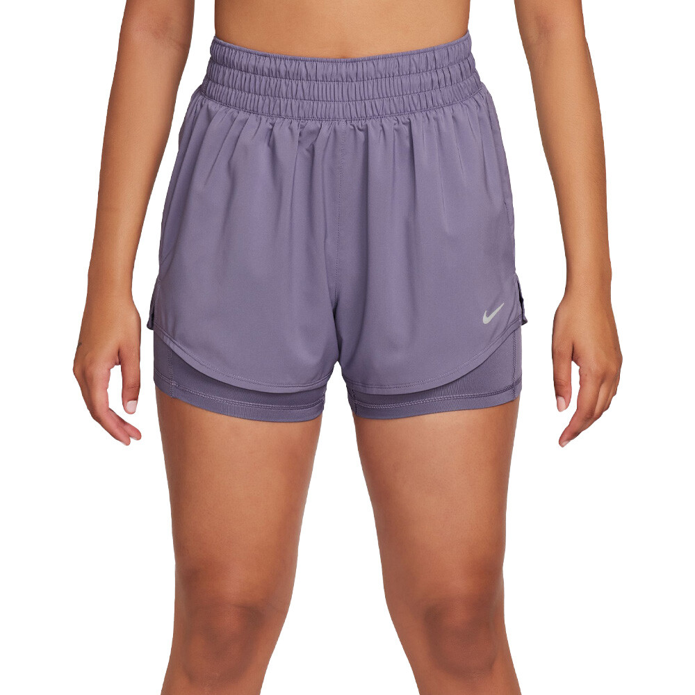 Nike Dri-FIT One High-Waisted 3 zoll 2-in-1 Damen Shorts - SU24
