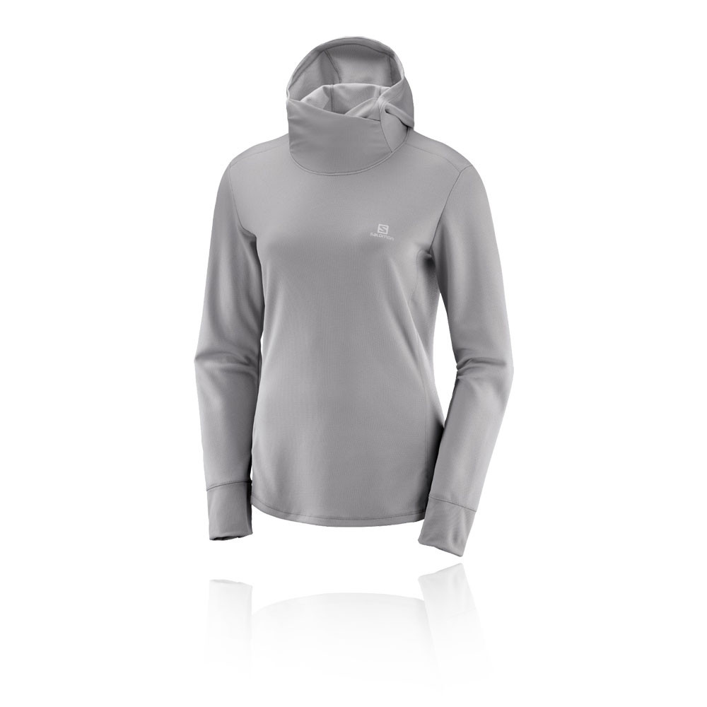 Salomon Agile manica lunga per donna Hoodie - AW19