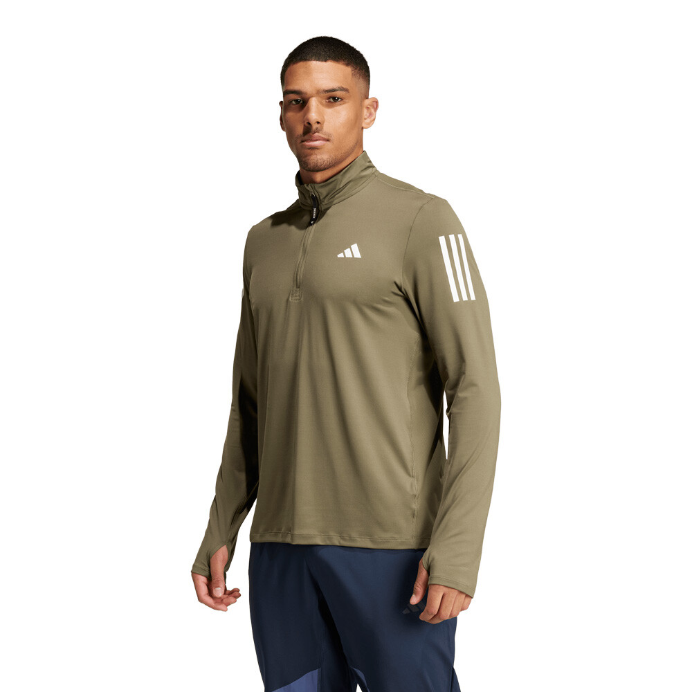 adidas Own The Run camiseta media cremallera  - SS24