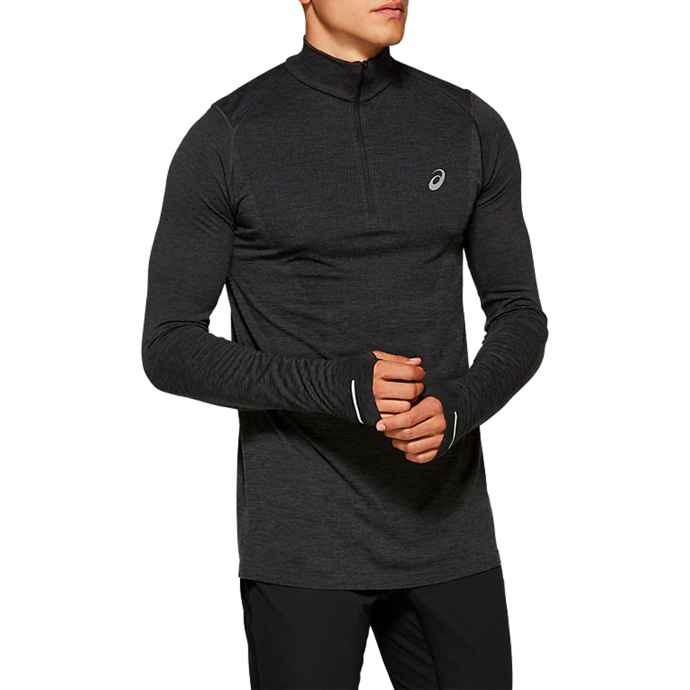Asics Seamless Long Sleeve Half Zip Running Top