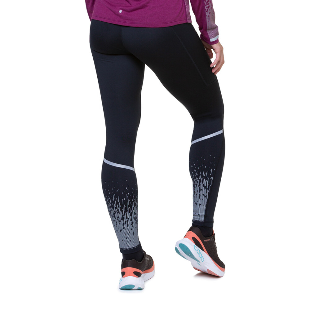 Leggings Running Donna Ronhill Tech Reflect – Elastici E Con Tasche Per Correre Al Freddo