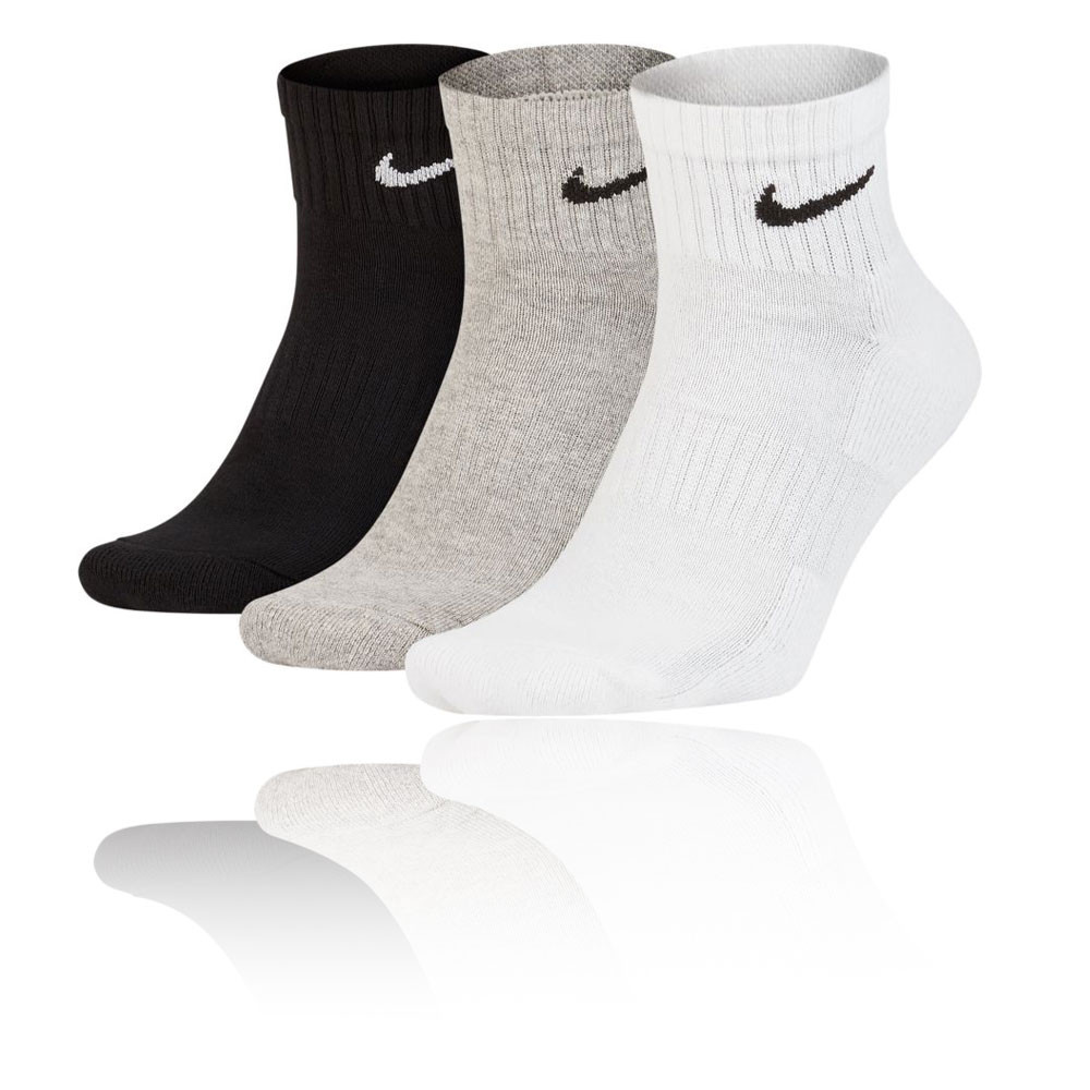 Nike Everyday Cushion Ankle Training calcetines (3 Pack) - HO20