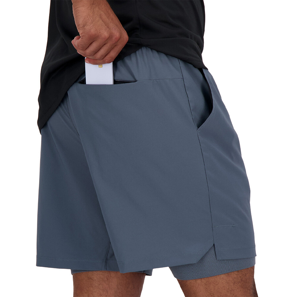New Balance AC sin costuras Lined 7 pulgada hombre pantalones cortos - AW25