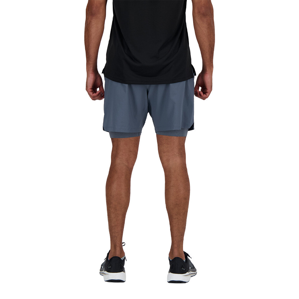 New Balance AC sin costuras Lined 7 pulgada hombre pantalones cortos - AW25