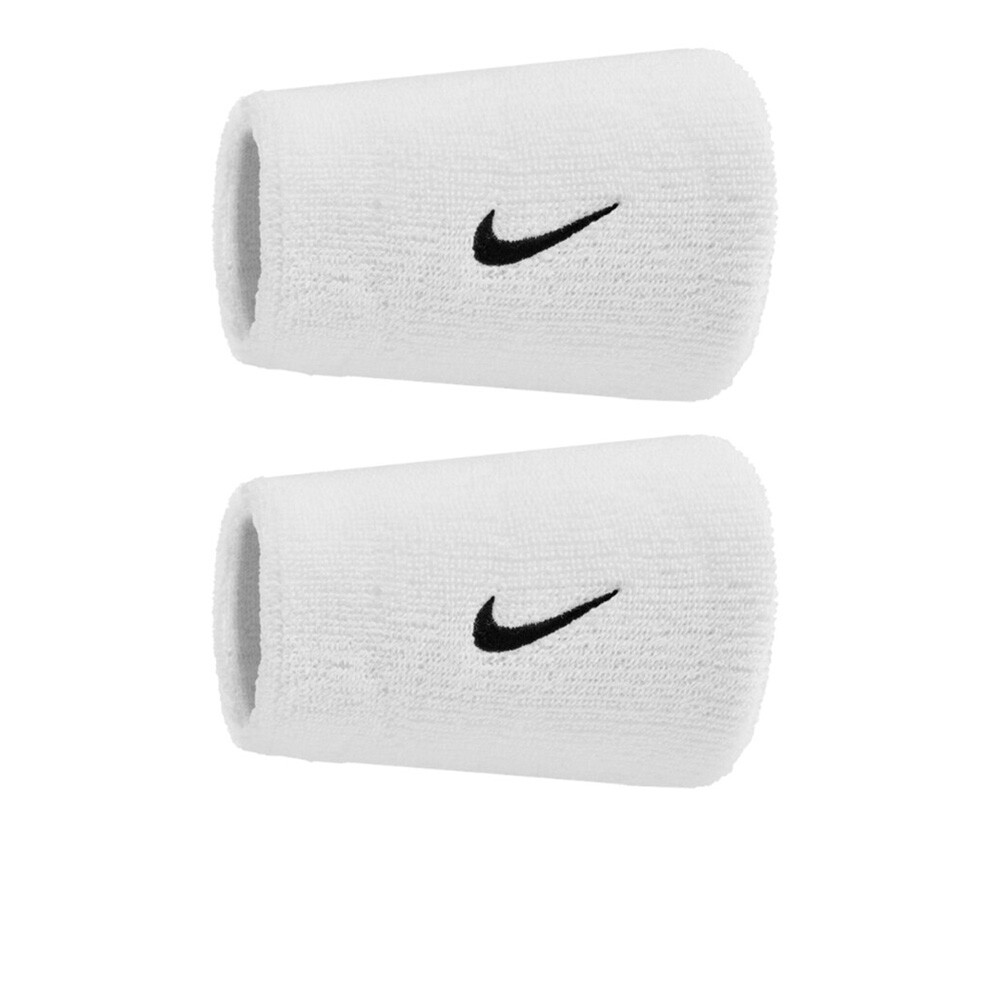 Nike Swoosh Classic Doublewide Wristbands (2 Pack) - FA25 Nike Swoosh Classic Doublewide Wristbands (2 Pack) - FA25