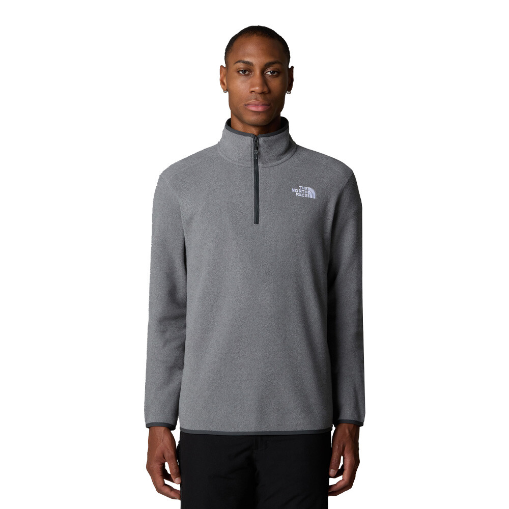 The North Face 100 Glacier 1/4 Cerniera Uomo Top - AW25 The North Face 100 Glacier 1/4 Cerniera Uomo Top - AW25