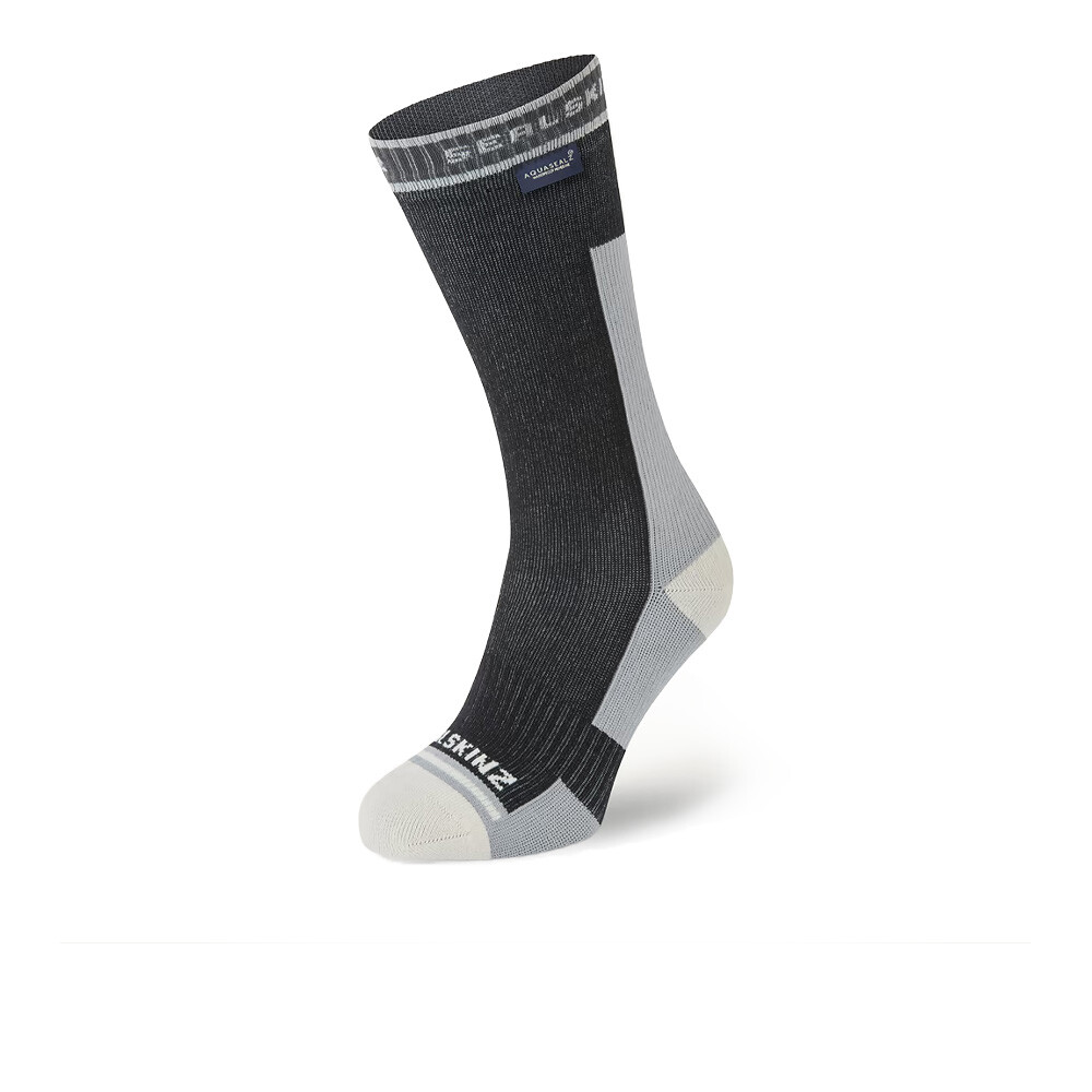 SealSkinz Halverstone Lightweight Waterproof Mid Length Running Socks - AW25
