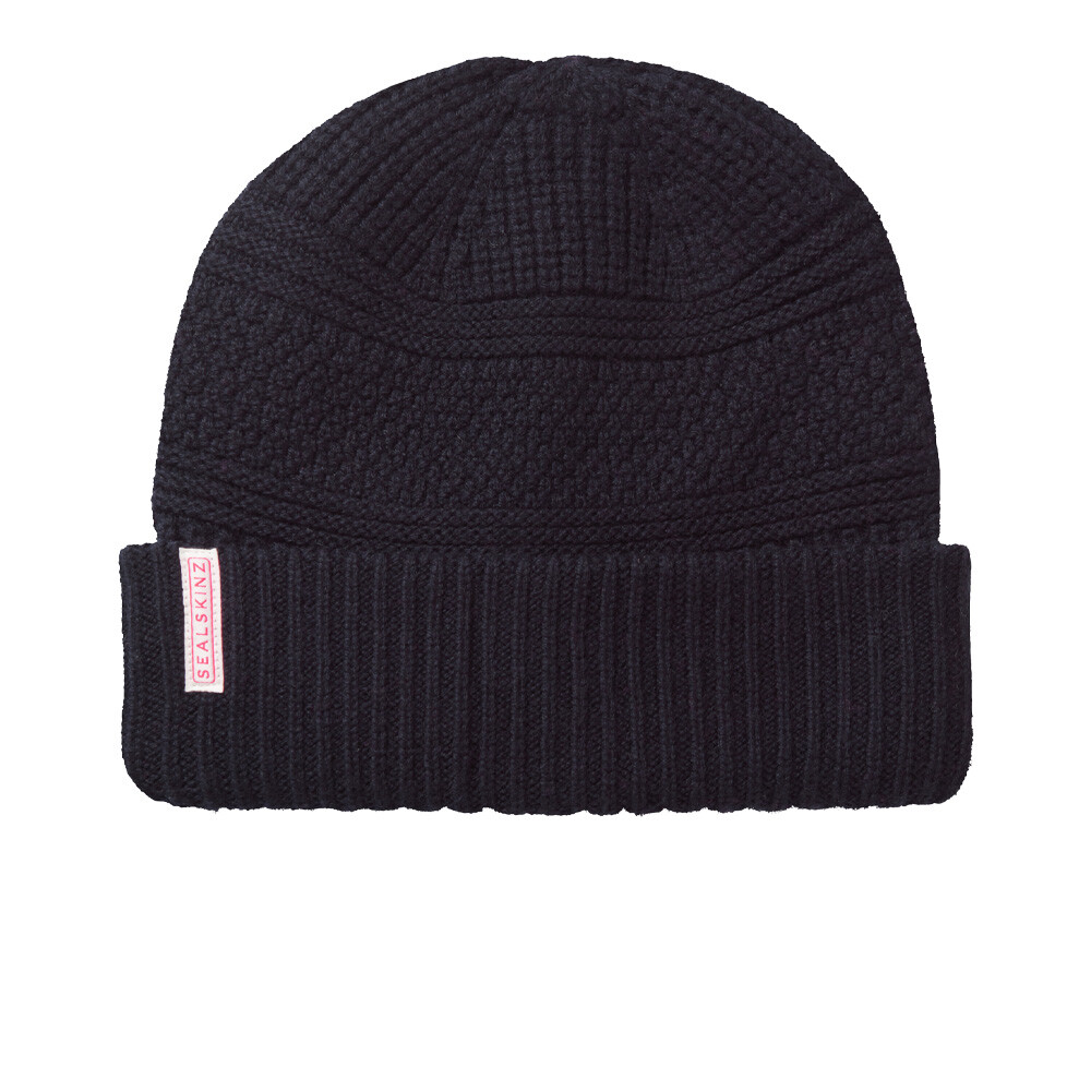 SealSkinz Harleston Waterproof Merino Wool Rib Roll Cuff Beanie - AW25 SealSkinz Harleston Waterproof Merino Wool Rib Roll Cuff Beanie - AW25