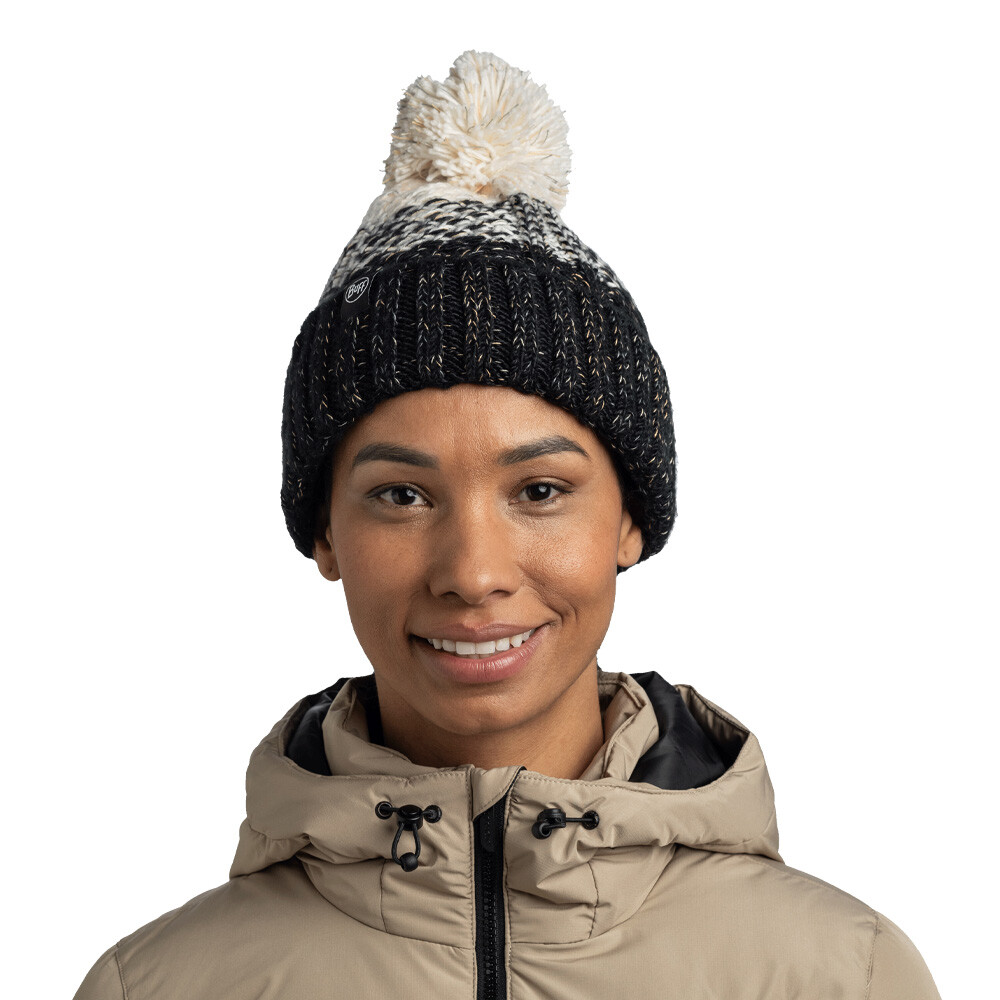 Buff Knitted and Polar Akna Beanie - AW25