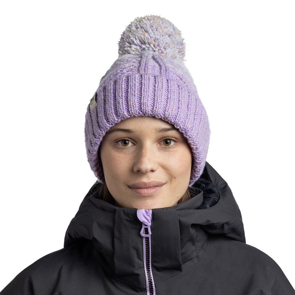 Buff Knitted and Polar Akna Beanie - AW25