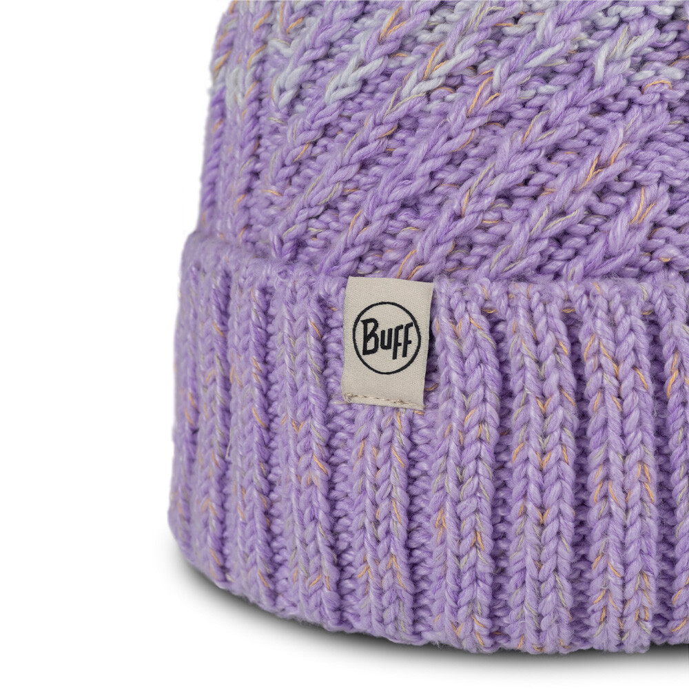 Buff Knitted and Polar Akna Beanie - AW25