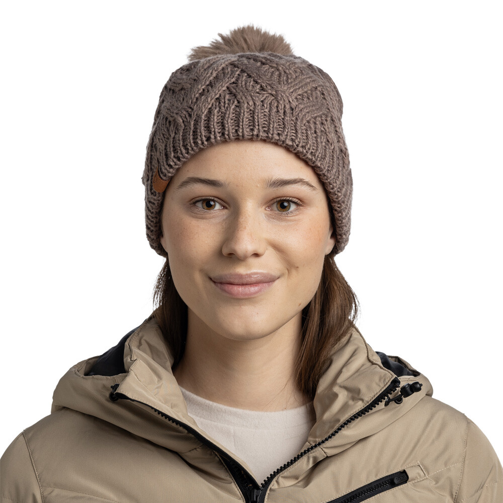 Buff Knitted and Polar Caryn Beanie - AW25