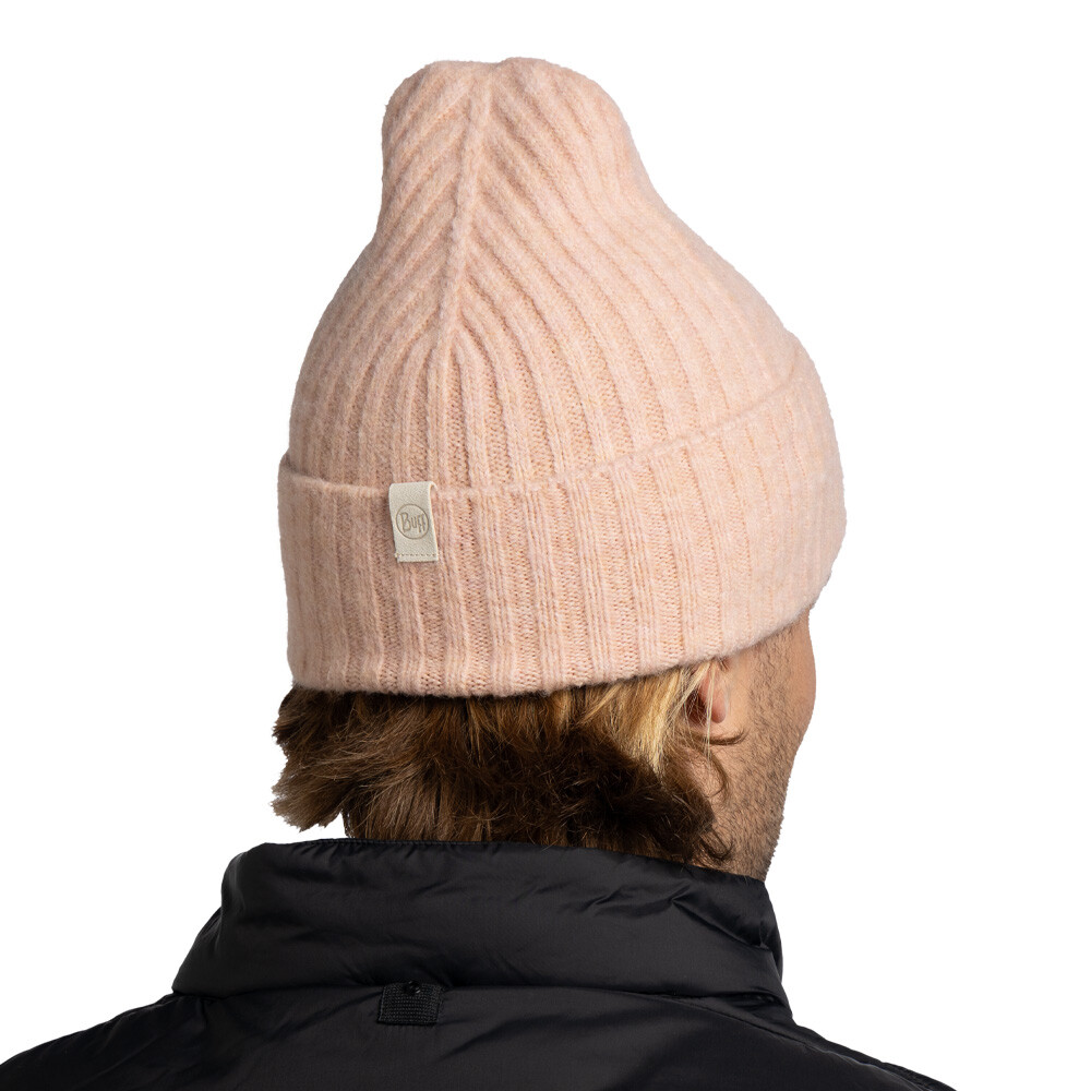 Buff Knitted Nilah Beanie - AW25