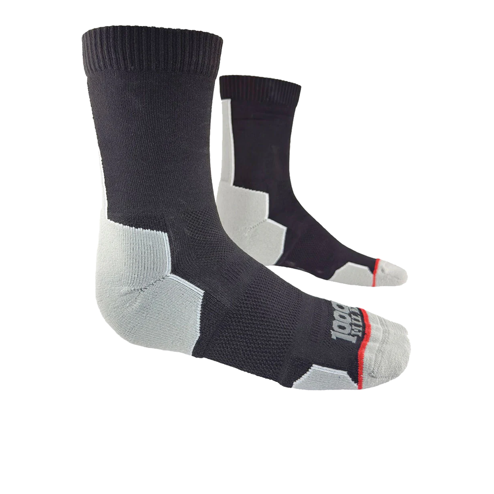 1000 Mile Run Repreve Single Layer Men's Crew Socks (Twin Pack) - AW25 1000 Mile Run Repreve Single Layer Men's Crew Socks (Twin Pack) - AW25