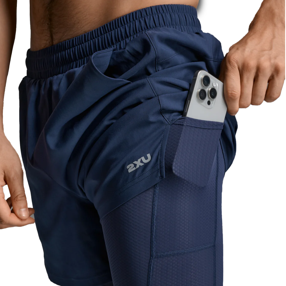 2XU Aero Mesh 2-in-1 5 Inch Shorts - AW25