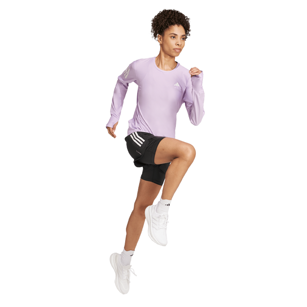 adidas Own The Run mujer manga larga Top - AW25
