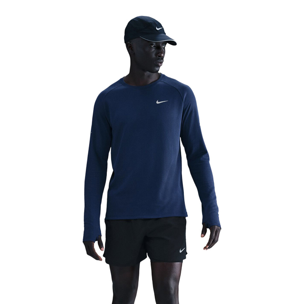 Nike Dri-FIT Stride Waffle Crew Uomo Maglia da corsa - HO25