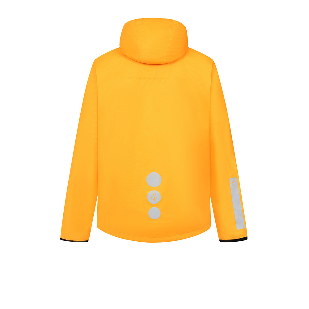 Parkrun Apricot Uomo Stretch Impermeabile 1/2 Cerniera Giubbotto - Apricot