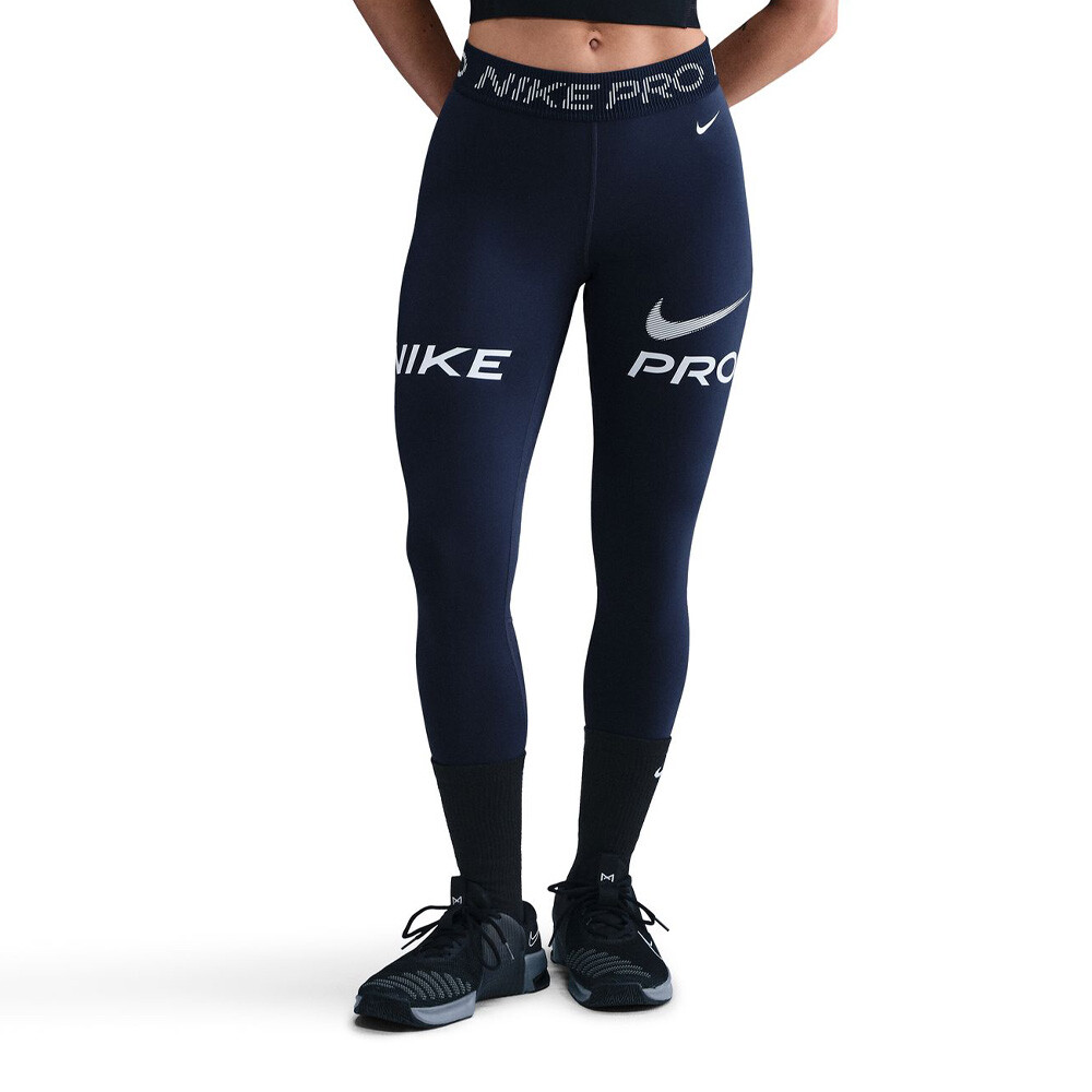 Nike Pro Mid-Rise 7/8 Graphic Women's Tights - HO25 Nike Pro Mid-Rise 7/8 Graphic Women's Tights - HO25
