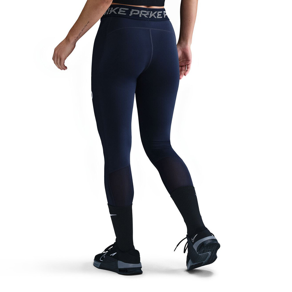 Nike Pro Mid-Rise 7/8 Graphic Women's Tights - HO25