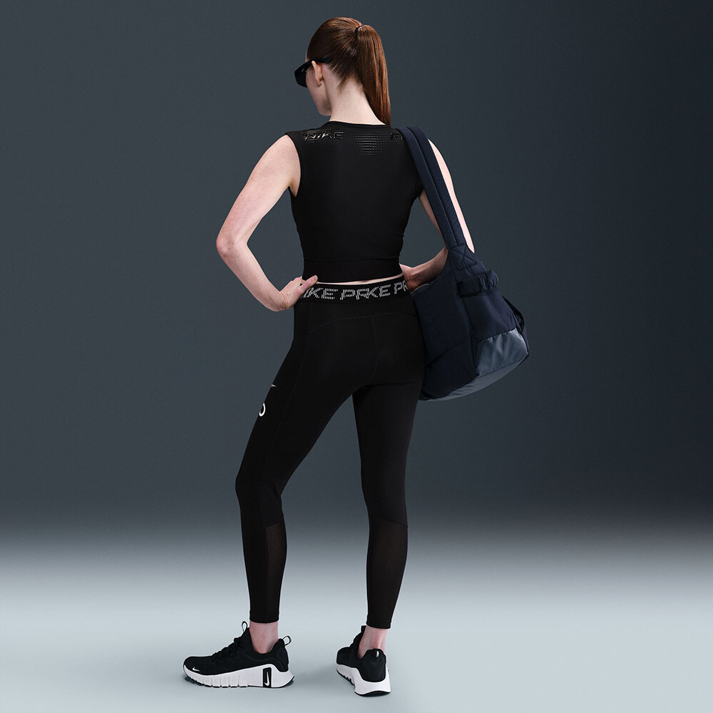 Nike Pro Mid-Rise 7/8 Graphic Women's Tights - HO25