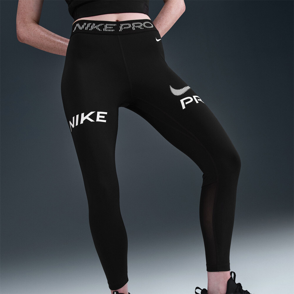 Nike Pro Mid-Rise 7/8 Graphic Women's Tights - HO25