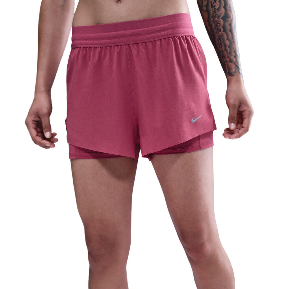 Nike Dri-FIT Swift High-Waisted 2-in-1 Damen Shorts - HO25