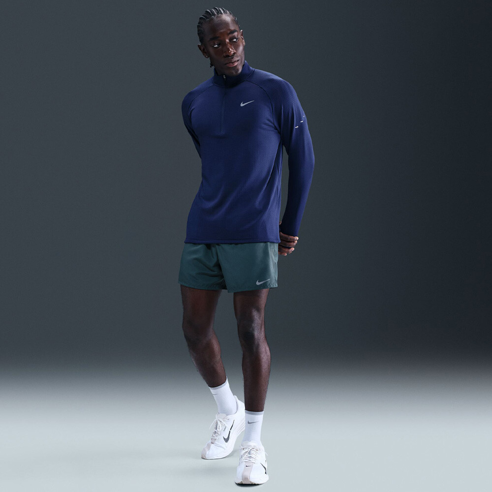 Nike Stride Therma-FIT Repel Winterized demi zip running homme Top - HO25