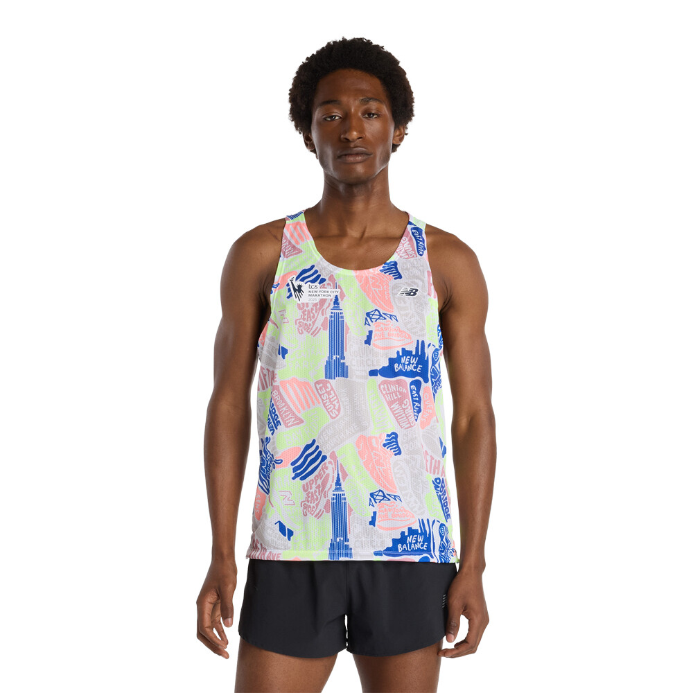 New Balance NYC Marathon 2025 Uomo Singlet - AW25 New Balance NYC Marathon 2025 Uomo Singlet - AW25