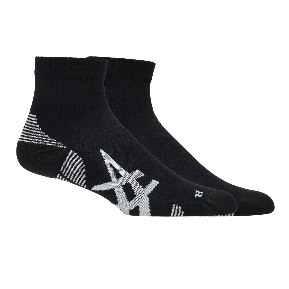 Asics AEG Cushioned Run Quarter Running Socks (2 Pack) - SS26 Asics AEG Cushioned Run Quarter Running Socks (2 Pack) - SS26