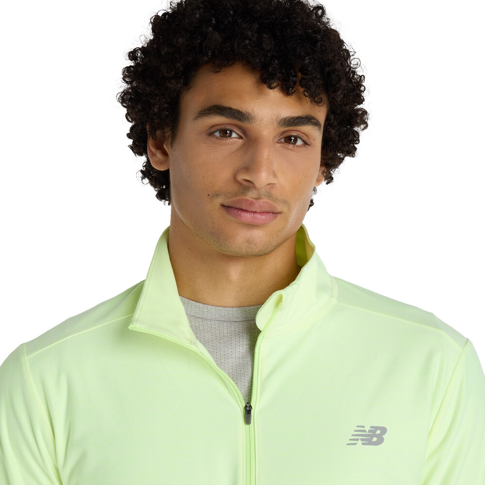 New Balance Space Dye 1/4 cremallera hombre camiseta manga larga running - SS26