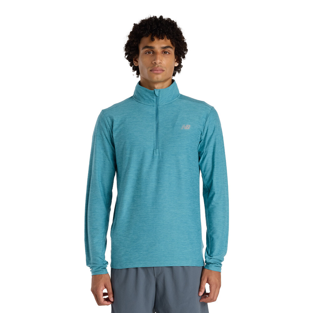 New Balance Space Dye 1/4 Zip Men's Running Top - SS26 New Balance Space Dye 1/4 Zip Men's Running Top - SS26