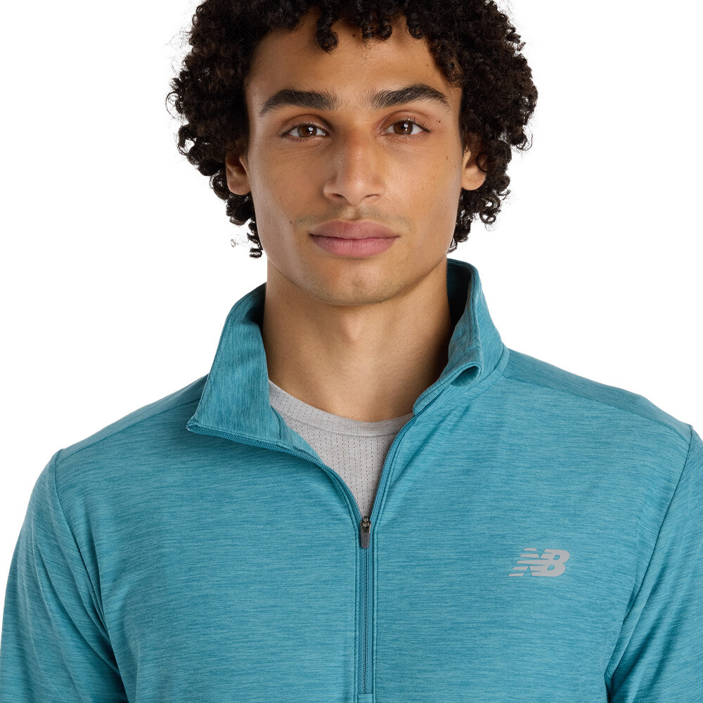 New Balance Space Dye 1/4 Zip Men's Running Top - SS26