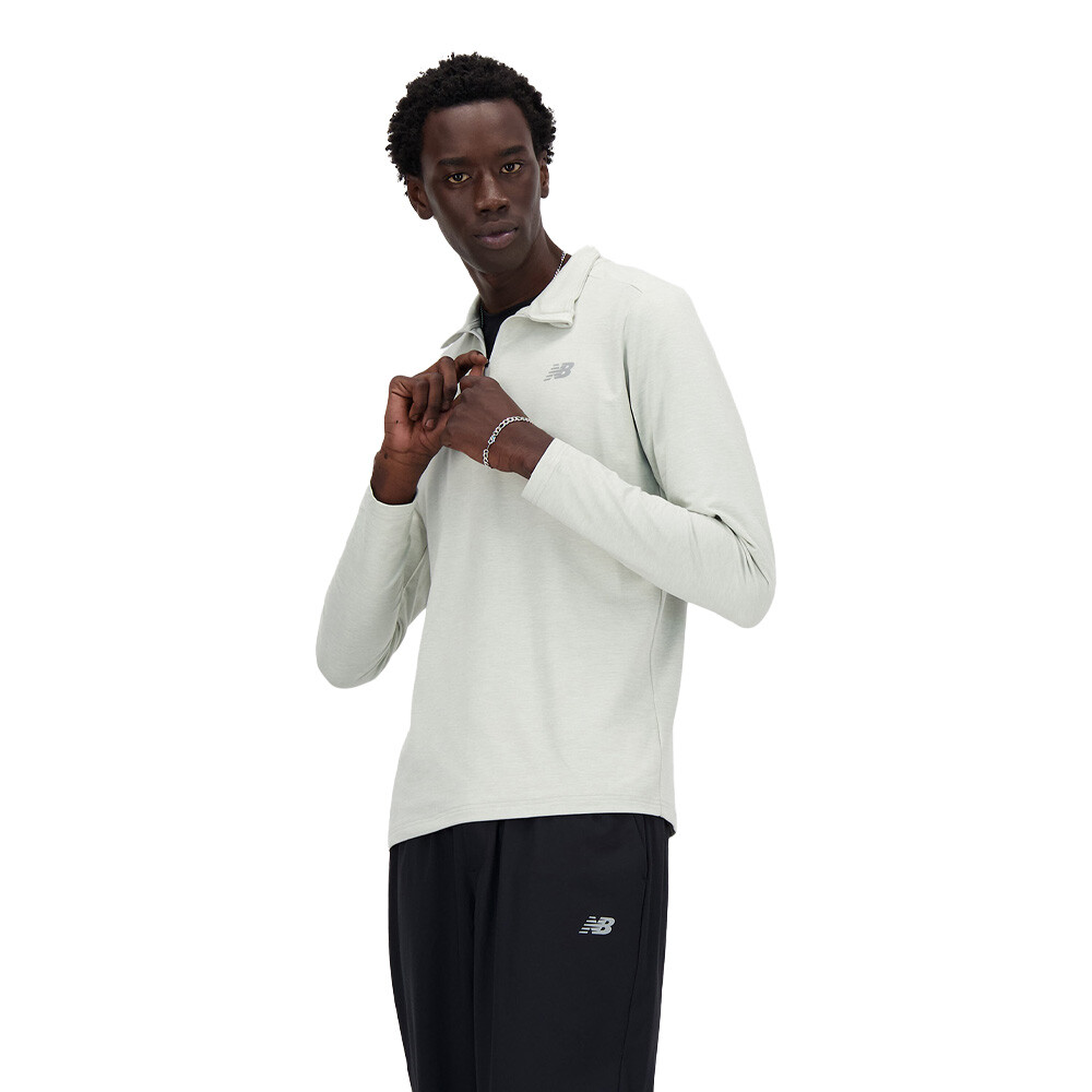 New Balance Space Dye 1/4 Zip Men's Running Top - SS26