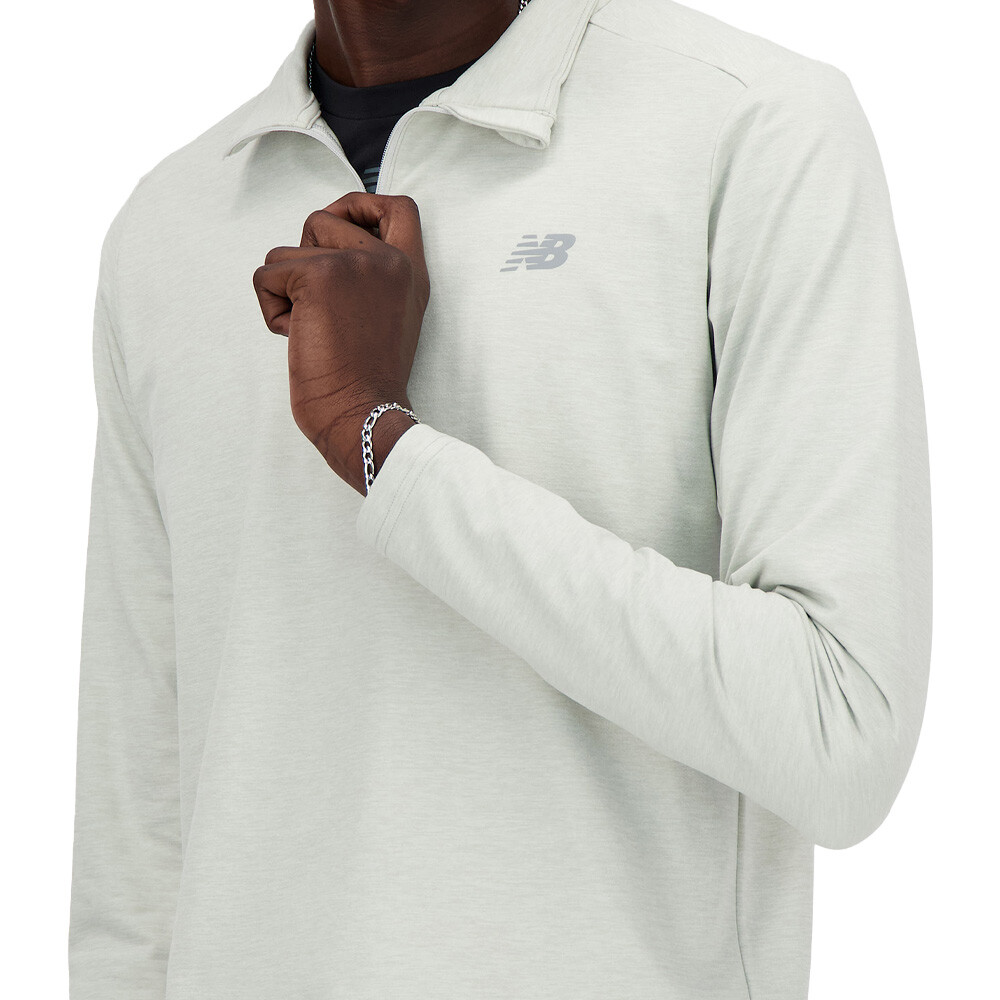 New Balance Space Dye 1/4 Zip Men's Running Top - SS26