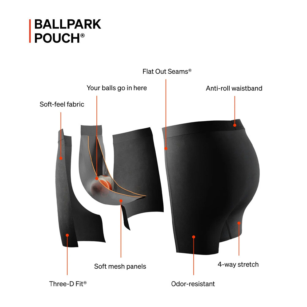 Saxx Essential Performance Mesh Uomo Boxer Brief (3 Pack) - SS26