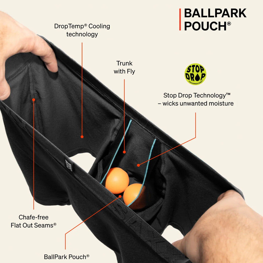 Saxx DropTemp Cooling Cotton Uomo Trunk Brief (2 Pack) - SS26