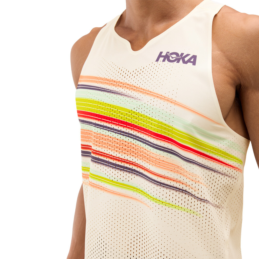 Hoka Race Day hombre running camiseta sin mangas - SS26