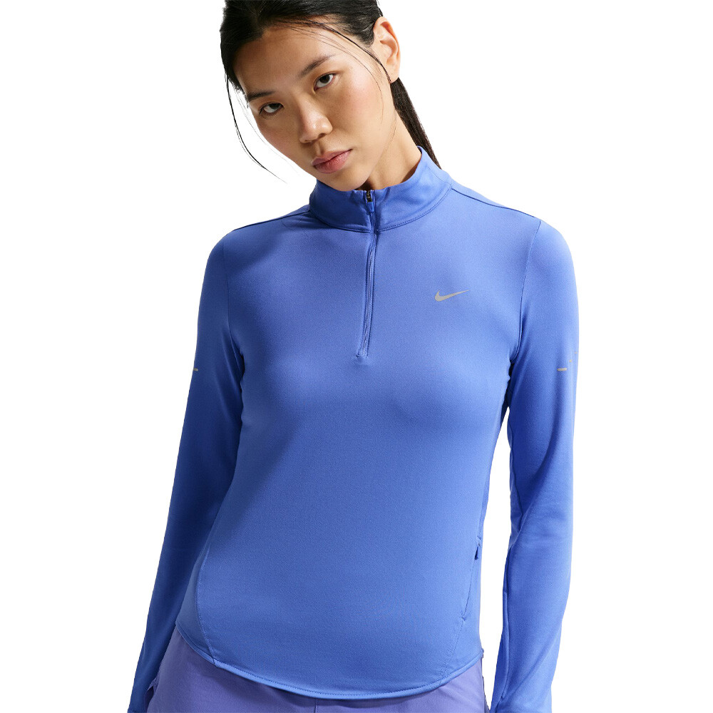 Nike Dri-FIT Swift UV Quarter cremallera mujer camiseta manga larga running - SP26