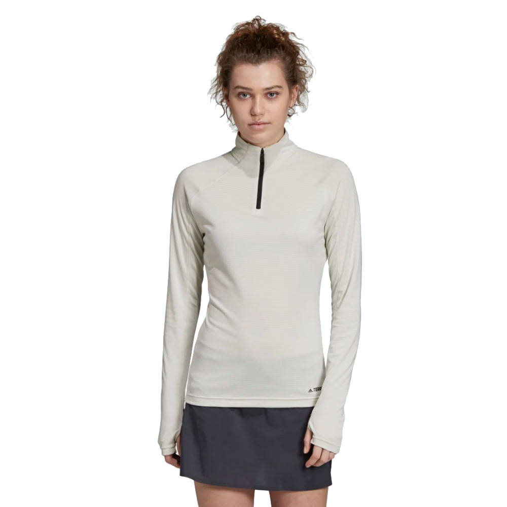 adidas Terrex TraceRocker Half Reißverschluss Damen Top - AW19