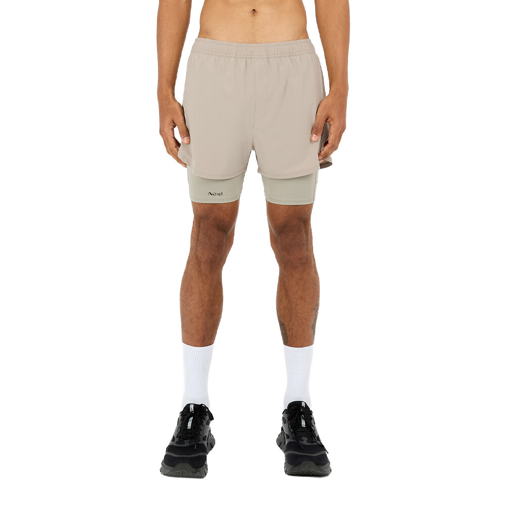 Acid Running 2-in-1 Men's Running Shorts - AW26 Acid Running 2-in-1 Men's Running Shorts - AW26