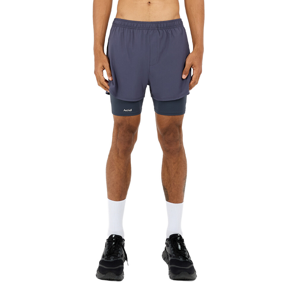 Acid Running 2-in-1 Men's Running Shorts - AW26 Acid Running 2-in-1 Men's Running Shorts - AW26