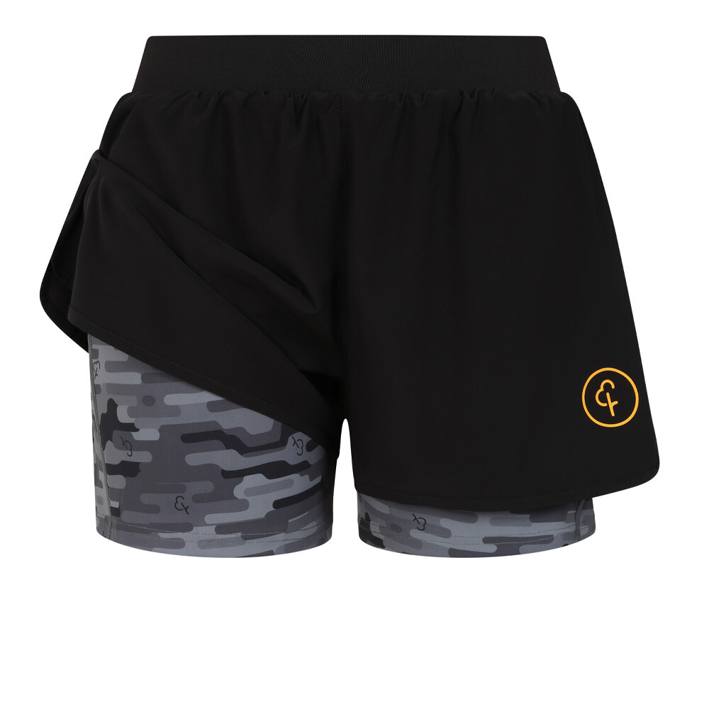 Parkrun Apricot 2 en 1 5 pulgada mujer pantalones cortos running